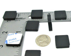 3/4″ Square x 3/16″ Silicone Rubber Feet Peel & Stick 3M Adhesive Anti-Slip