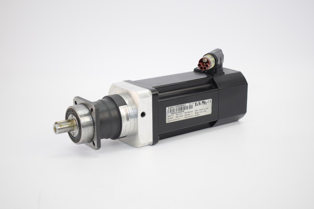 B&R Synchronous Motor 8LSA37.D0060S000-3 Rev C4 inc Gearbox 8GP70-070-005R2L3