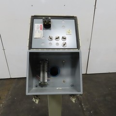 10″ x 8″ x 6″ Enclosure Operator Control Station Pedestal 51″ Tall