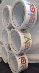 Shipping Tape 6-roll eBay Logo 2″x75 yds shipping pack color tape Official UL