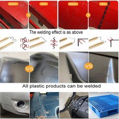 Plastic Welding Machine Car Bumper Repair Kit, Hot Staple Gun Plastic Welder …