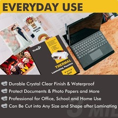 KOALA Thermal Laminating Pouches 9″x11.5″ Clear Laminate Sheets Letter 3Mil 100P