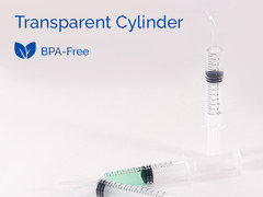 Dental Surgical 12CC Irrigation Syringe Curved Tip with Graduation up to 1000pcs