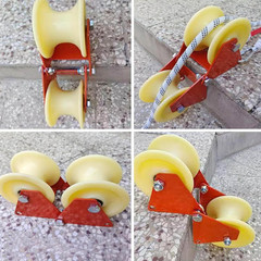 Lifting Pulley System Roof Top, Rope Block and Tackle Pulley System for Lifting