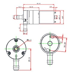 2x DC12V-24V 370 Diaphragm Self Priming Pump Water Suction Pressure Pumps US