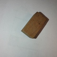 Shell And Logo 1.35 Inches By 0.75 Inch Letterpress Printers Block VTG Antique