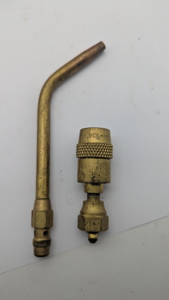 Uniweld 71 #4 Tip Adapter Air Acetylene Screw Connect Tips Fit Victor J28 SKH-7A