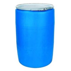 Zoro Select Poly55ohblpc Open Head Transport Drum, Polyethylene, 55 Gal,