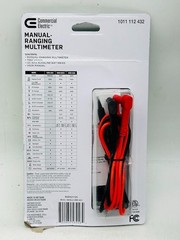 Commercial Electric 600-Volt True RMS Manual-Ranging Digital Multimeter