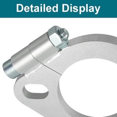 2 Inch Exhaust Flange Repair Kit, 2PCS Split Flanges with 2 Bolts.