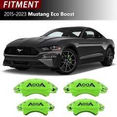 Caliper Covers 2015-2023 Mustang EcoBoost Powder Coated Set of 4