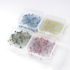 100 Pcs Dental Endo Quartz Fiber Post Straight/Screw Restorative Posts 1.0-1.8mm