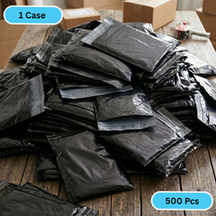500 Pcs Black Poly Mailers 2 Mil Shipping Envelopes Mailing Bags 14.5 x 19