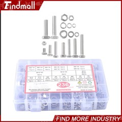 236PCS M6 M8 M10 Heavy Duty Bolts and Nuts Assortment Kit 304 Stainless Steel