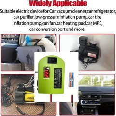 DC 18V-12V Step Down Converter Adapter Cigarette Lighter for Ryobi 18V BatteryOY