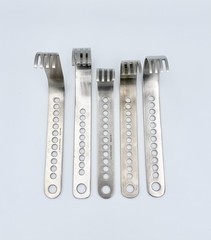 Lot 5 Long Charnley-Style Retractor OM KMedic Stainless Used – 30 DAY Warranty