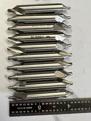 20pcs M2 HSS #4 center drills 1/8×5/16×2-1/8″ #530-400