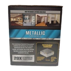 Rust-Oleum Rock Solid Garage Floor Coating Kit Amaretto Metallic