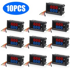 5/10pcs DC100V 10A Digital Voltmeter Ammeter LED Amp Volt Meter Current Gauge US