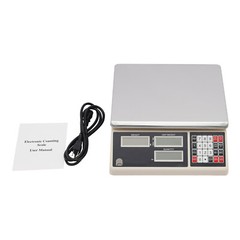 Industrial Counting Scale, 30kg X 0.5g, Digital Scale for Parts and Coins, g/k