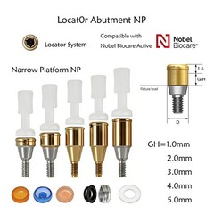 Dental Zest Locator Overdenture Abutment & Accessories for Multi Implant Systems
