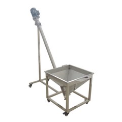 Automatic Spring Feeding Inclined Feeder Screw Conveying Feeding Machine 220V