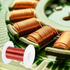 36 AWG Magnet Wire 2 oz Magnetic Coil Wire 155C(311F), Red,White
