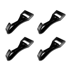 4 PCS 1″ Heavy Duty Wall Snap Hook Black Coated For 1″ Tie Down Webbing