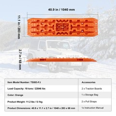 10 TON Traction Boards with PP Material, Recovery Boards for Off-road Vehicles/C