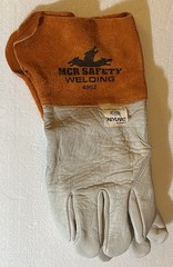 MCR Safety 4952L Welding Gloves Size: L 100% Cowhide Leather