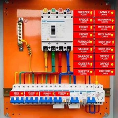 Circuit Breaker Box Label 0.5X1.5″ Electric Fuse Panel Box Identification Labels