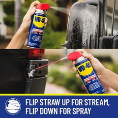 8 oz. Original WD-40 Formula, Multi-Purpose Lubricant Spray with Smart Straw