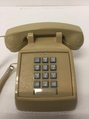 Cortelco Corinth 250044_MBA-20M11-99 EK Beige Corded Desk Phone w/ Handset