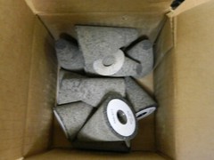 CGW Abrasives 16 Grit Cone Type 17 2" Max Diam 3" Head Thickness Qty 1