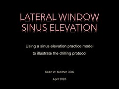 Lateral Window Sinus Elevation Drill Set, with elevator instrument set