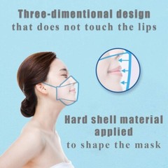 LG Airwasher KF94 Disposable Face Mask Black Breathable Reusable 4-Ply 10 Pack