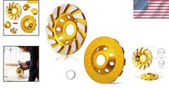 4 Inch Diamond Grinding Cup Wheel – Turbo Segments for Fast Material Removal