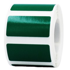 Rectangle Color Stickers | 0.75 x 1.5″ Inch | 500 Pack | Pick One Color