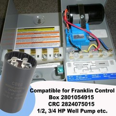 59 71 MFD uF 220VAC CD60 Circular Motor Starting Capacitors Franklin Control
