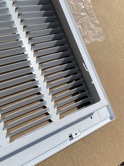 Everbilt 20″ x 20″ Aluminum Air Return Air for 1″ Filter Grille White E190RF