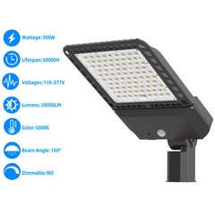 2-PACK LED Parking Lot Lights Module Street Pole fixture Shoebox Area Light 300W