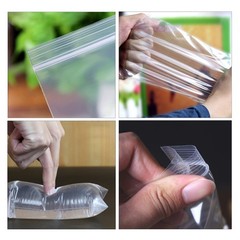 Clear Poly Zipper Bags 3 x 3 – 200pcs Reclosable Zip Plastic Storage Bags for…