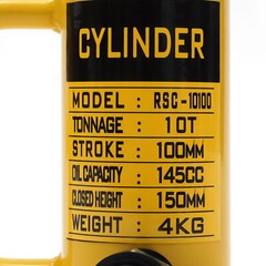 10 Ton Hydraulic Cylinder Jack Single Acting 4″ Stroke Solid Hydraulic Ram Jack