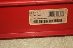 Hilti DX36M Powder Actuated Nail Stud Case ONLY w Some Accessories (Fastner/Nail