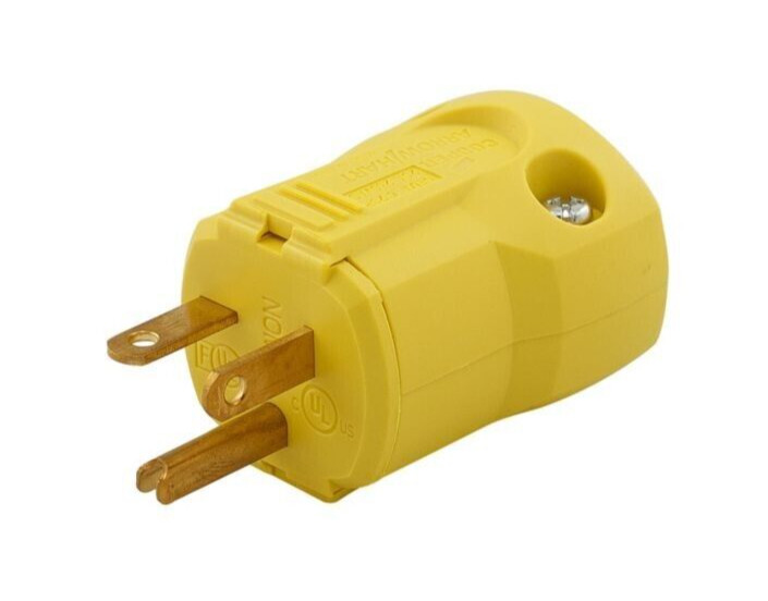 NEW Eaton Arrow Hart AH5464Y QUICK GRIP PLUG NEMA 6-20P 20A 250V 2 Pole 3 Wire