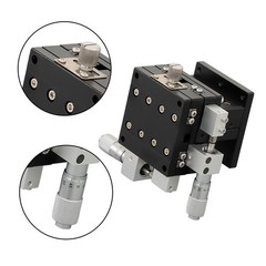 1×60×60mm XYZ 3 Axis Linear Stage Trimming Platform Bearing Tuning Sliding Table