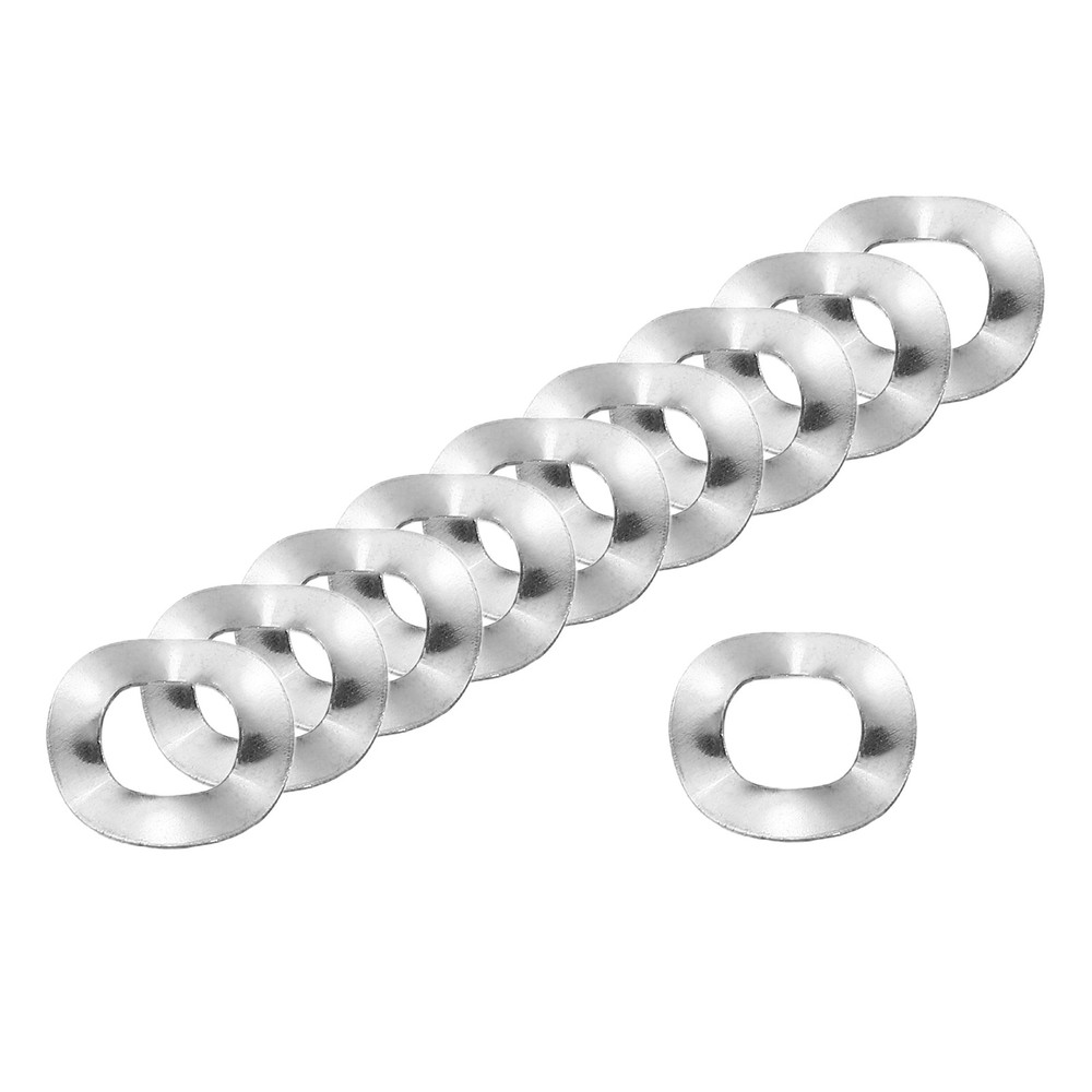 50Pcs 0.31″x0.16″x0.01″ (ODxIDxT) 304 Stainless Steel Wave Spring Washer