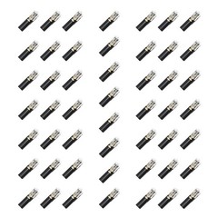 50PCS Plug-In Quick Wire Connector Kit 1-Pin Reusable Clamp Terminal Block US