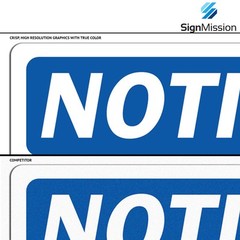 Outgoing Samples OSHA Notice Sign Metal Plastic Decal