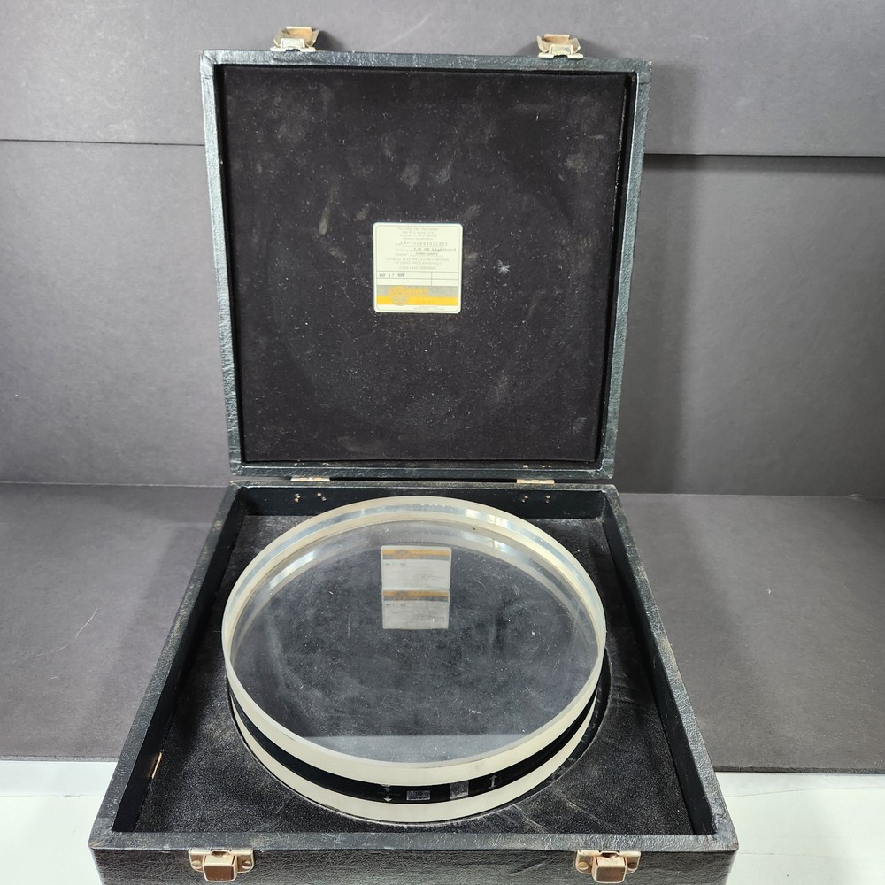 Lapmaster Fused Quartz Optical Flat: 10″ Dual Sided Surface SN43